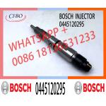 0445120295 Engineer hinery Genuine Excavator Engine Fuel Injector 0445120295