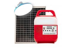 China 25W Solar Lighting System Power Emergency For Home With 3bulbs supplier