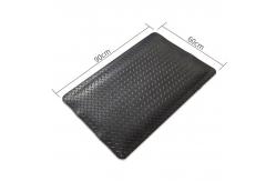 China Black And Yellow Antistatic Conductive Cleanroom ESD Anti Fatigue Mat With Lock supplier