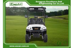 China Green EXCAR Electric Golf Car 3 Or 4 Seater 48V ADC Motor CE Approved supplier