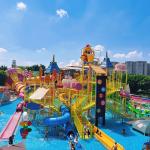 Outdoor Big Splash Dual Water Slides Park Kids+aqua Toy Play for Kids for sale