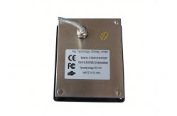 China Mechanical Trackball Industrial Pointing Device Vandal Proof With Black Titanium Plate supplier