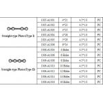 Straight Type Titanium Maxillofacial Plates Medical Instruments