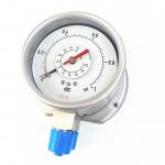 1.5% FS 304SS Differential Pressure Gauge Double Needle Memory for sale