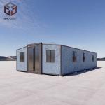 40ft Expandable Container Home Temporary Shelter With Bathroom for sale