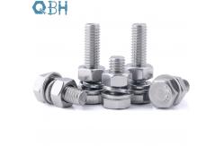 China Combination Screw Hexagon Head Bolt Stainless Steel 304 316 Single Coil supplier