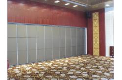 China Aluminium Track Roller Melamine Surface Portable Room Divider Sliding Folding Partition Walls supplier