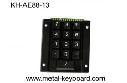 China 15 Keys Rugged Access Kiosk  Keypad Numeric , Metal Panel Mount Keypad supplier