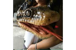 China Manual Control Custom Snake Hand Puppet Waterproof / Weatherproof supplier