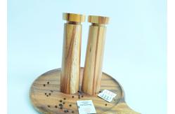 China Upgrade Your Grinding Game With Adjustable Wood Salt And Pepper Grinders supplier