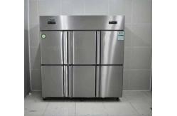 China Restaurant 6 Door Commercial Stainless Steel Refrigerator Freezer 1800x700x1960mm supplier