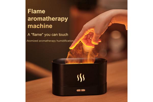HOMEFISH ABS PP Flame Essential Oil Diffuser Humidifier 15-20ml/H
