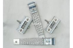 China Braided Surface Precision Alloy Clamp For Silicon Carbon Bar Stainless Steel Material supplier