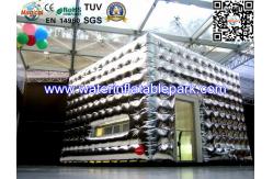 China Indoor Sliver Inflatable Event Tent , Market  Large Inflatable Tent supplier