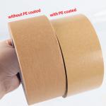 Biodegradable Paper Parcel Tape Brown Gummed Tape For Packing Masking for sale