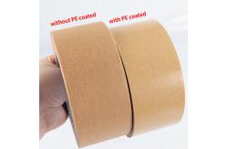 China Biodegradable Paper Parcel Tape Brown Gummed Tape For Packing Masking supplier
