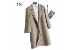 China British Style Plain Autumn Winter Trench Overcoat Regular Fit in Canvas Fabric supplier