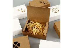China Customized fast food fried chicken eco-friendly recyclable burger box takeaway food box supplier