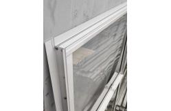 China White Vinyl 48x48 Single Hung Window With Net Screen supplier