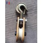 Insulated Hoisting Tackle Epoxy Resin Plate Nylon Sheave Rope Hoist Block And Tackle for sale