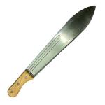 1.8mm Wooden Handle Modern Sugar Cane Knife OEM Silver Blade High Carbon