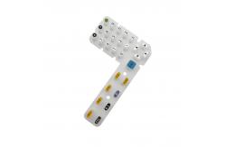 China Customized High Quality New Rubber Keyboard With Silicone Rubber Keys supplier