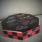 Custom Different Shape Biodegradable Kraft Pizza Boxes Eco-Friendly Fast Food Packaging