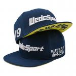 Cotton Flat Bill Gorras 3D Embroidered Snapback Hats For Men for sale