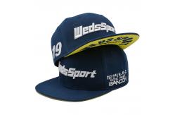 China Cotton Flat Bill Gorras 3D Embroidered Snapback Hats For Men supplier