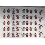 Offset Printing White Waterslide Decal On Wine Glass Vivid Design