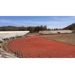 Colourful Running Track Flooring Synthetic Tartan Track Flooring Mat