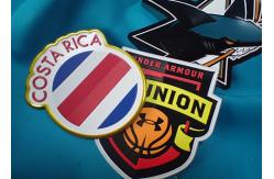 China Customized Rubber Patch With Pvc Logo / Embossed 3d Iron On Cloth Patches supplier
