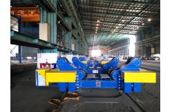 China Pipe Welding 200t Self Aligning Rotator Rubber Wheel Heavy Duty supplier