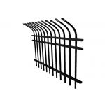 Euro Garden Metal Dip Galvanised Plastic Coated Wrought Iron Garden Fencing for sale