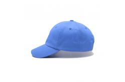 China Customized 6 Panel Baseball Cap With Unstructured Design And Cotton Sweatband Embroidery Logo supplier