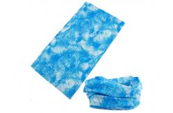 China Seamless Connect Original  Headwear Blue Feather Good Flexibility 25 * 50 CM supplier