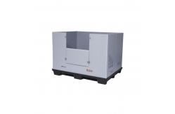 China Customized boxes smart foldable pallet box reusable Plastic Gaylord box supplier