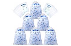 China Disposable 10lb 25lb Ice Lolly Plastic Bags , Reusable Ice Pop Pouch supplier