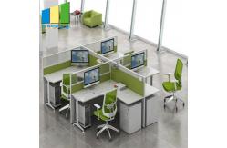 China 30mm Partition Panel Office Workstation Desk With Cubicles Standard Size supplier