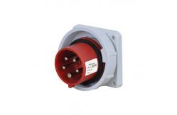 China Industrial 4P 32A Panel Mounted Plug High Temperature Resistant supplier
