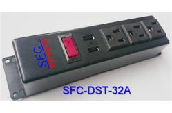 China 3 Socket Power Strip With USB Charger , Multi Function Multiple Power Outlet supplier
