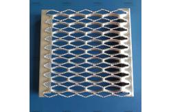 China 5 Diamond Holes 450mm*3000mm Galvanized Steel Plank Grating Perforated supplier