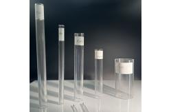 China 99.995% Al2O3 Transparent Sapphire Tube With High Tolerance Translucency supplier