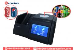 China Desktop Bottle Liquid Scanner Explosive Trace Detector With LED Alarm Light supplier
