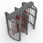 304 Stainless Steel Full Body Turnstile Automatic People Security Access Control System