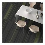 Long Nylon Carpet Tiles 10x40 Inch Grey With Some Color Line for sale