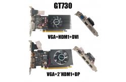 China PCWINMAX GT730 2G 4G Gaming Graphic Cards DDR3 DDR5 64 Bit 128 Bit supplier