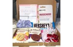 China Clothes Accessories Pet Gift Boxes With Face Mask Dog Bandana Chocolate supplier