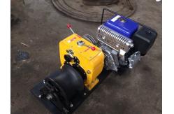 China Small Gas Powered Winch 5 Ton Honda / Yamaha Petrol Engine Cable Pulling Machine supplier