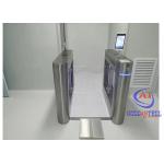 Anti Jump Facial Recognition Turnstile Gym High Speed Glass Swing Barrier Gate for sale